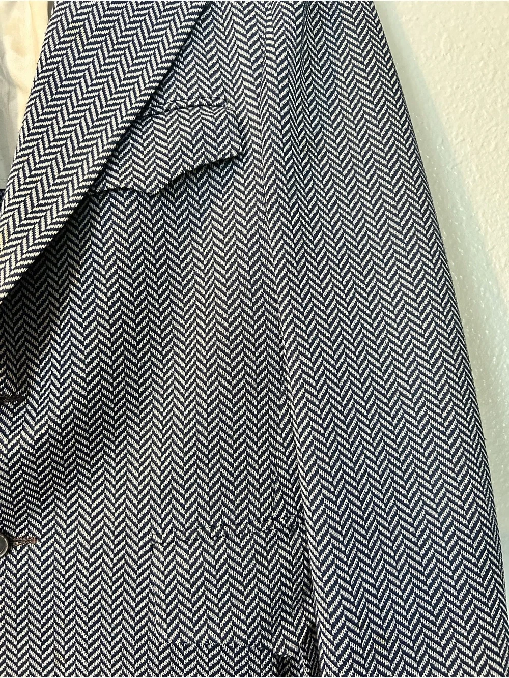 Vintage 70s Mr Rays Palm Springs Geometric Pattern Lined Blazer Jacket Chevron